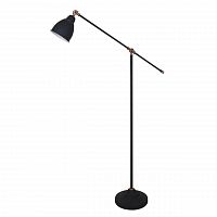 торшер arte lamp braccio a2054pn-1bk в Нижнекамске