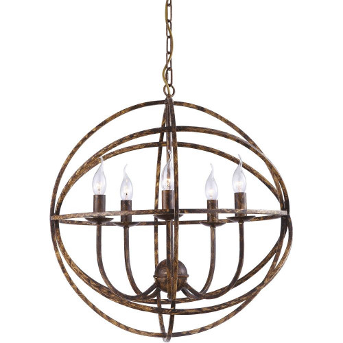 подвесная люстра arte lamp kopernik a1703sp-5br в Нижнекамске