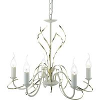 подвесная люстра arte lamp cinta a1309lm-5wc белая в Нижнекамске