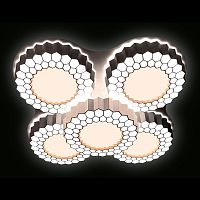потолочная светодиодная люстра ambrella light orbital high-tech fh13/5 wh 160w d550*550 в Нижнекамске