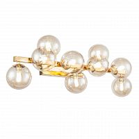 потолочная люстра maytoni dallas mod547wl-09g янтарная в Нижнекамске