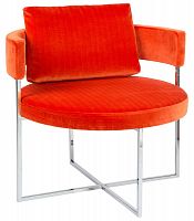 кресло sirio velvet orange оранжевое в Нижнекамске