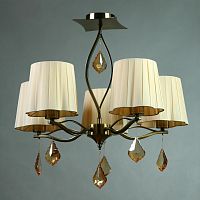 потолочная люстра brizzi bx03203/5 bronze cream в Нижнекамске
