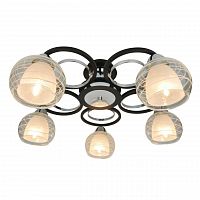 потолочная люстра arte lamp ginevra a1604pl-5bk в Нижнекамске