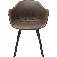 стул с подлокотниками lounge серый в Нижнекамске