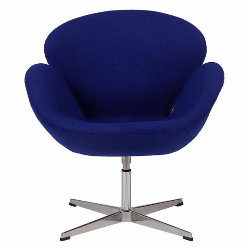 кресло swan chair синее в Нижнекамске