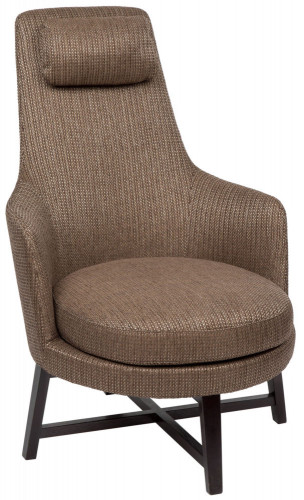 кресло home space brown коричневое в Нижнекамске
