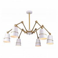 подвесная люстра divinare reattiva 8035/03 lm-6 белая в Нижнекамске