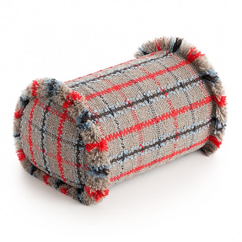 подушка большая-рол tartan blue от gan в Нижнекамске