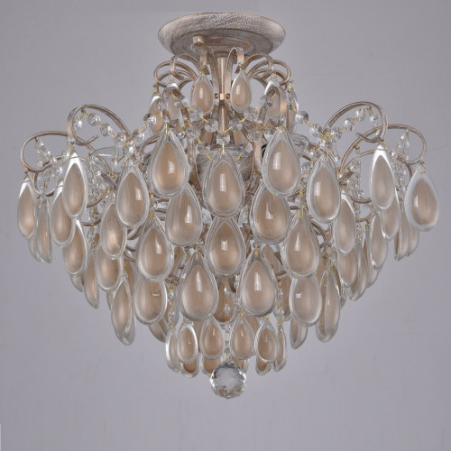потолочная люстра crystal lux sevilia pl4 gold в Нижнекамске