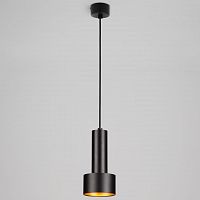 подвесной светильник eurosvet charlie 50134/1 led черный/золото в Нижнекамске