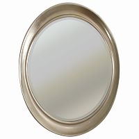 овальное зеркало настенное серебро oval antique silver в Нижнекамске