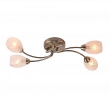 потолочная люстра idlamp carmina 201/4pf-oldbronze в Нижнекамске