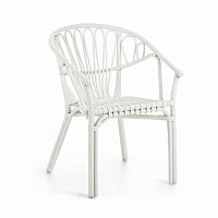 кресло corynn из ротанга белое cc0699fn33 от la forma (ex julia grup) в Нижнекамске