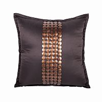 декоративная подушка handwork exclusive квадратная коричневая в Нижнекамске