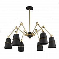 подвесная люстра st luce sorspreso sl458.422.06 черная в Нижнекамске