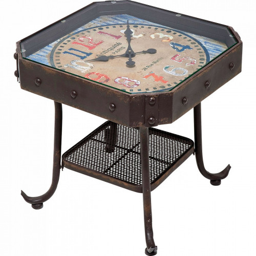 столик приставной antique clock черный в Нижнекамске