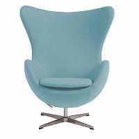 кресло egg chair голубое в Нижнекамске