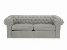 диван chesterfield прямой серый с механизмом седафлекс в Нижнекамске