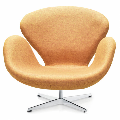 кресло swan chair коричневое в Нижнекамске