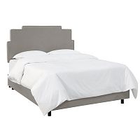 кровать двуспальная 160х200 серая paxton gray linen в Нижнекамске