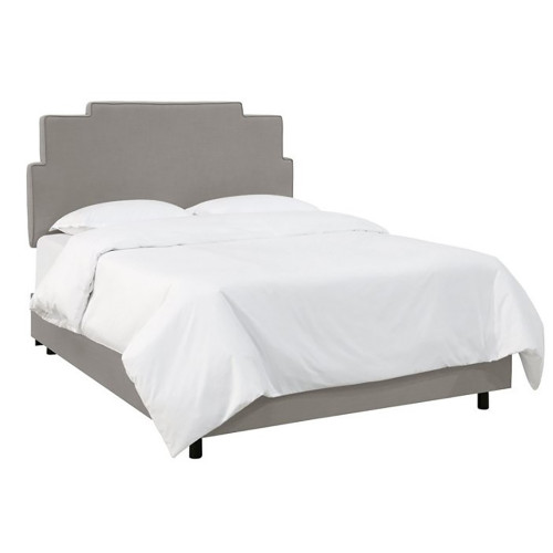 кровать двуспальная 160х200 серая paxton gray linen в Нижнекамске