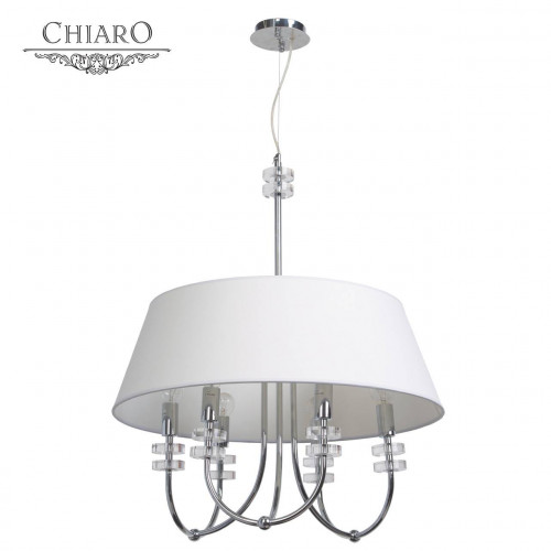 подвесная люстра chiaro палермо 386010206 белая в Нижнекамске
