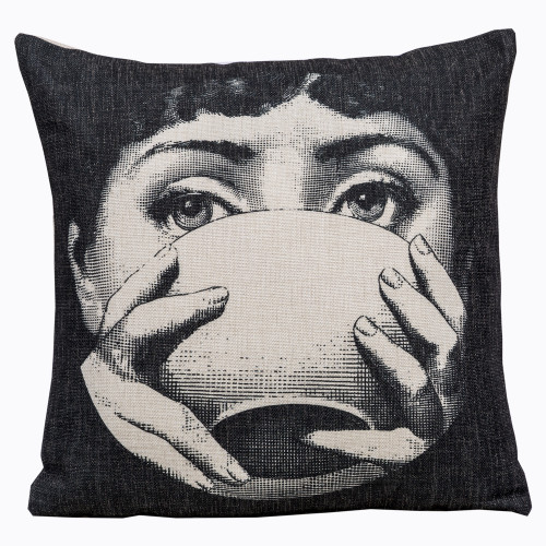 арт-подушка tea time fornasetti в Нижнекамске