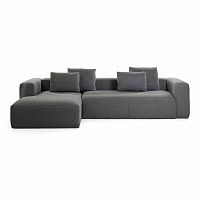 диван blok sofa 3 левый угол темно-серый от la forma (ex julia grup) в Нижнекамске