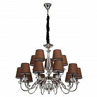 подвесная люстра mw-light софия 7 355013715 коричневая в Нижнекамске