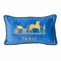 декоративная подушка old paris голубой в Нижнекамске