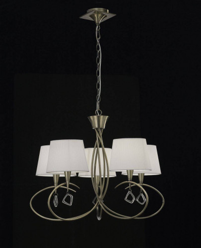 подвесная люстра mantra mara antique brass 1621 в Нижнекамске