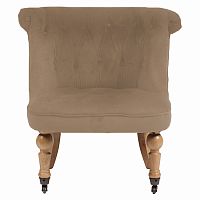 кресло amelie french country chair светло-коричневое в Нижнекамске