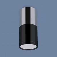 потолочный светодиодный светильник elektrostandard dlr028 6w 4200k хром/черный хром 4690389121982 в Нижнекамске