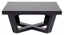 стол журнальный oak black varnish чёрный, лак в Нижнекамске