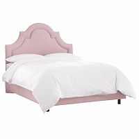кровать двуспальная 180х200 розовая kennedy lilac linen в Нижнекамске