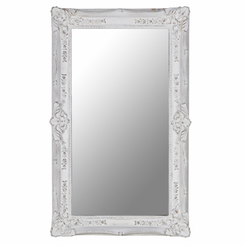 зеркало прямоугольное настенное белое ла-манш distressed chalk white в Нижнекамске