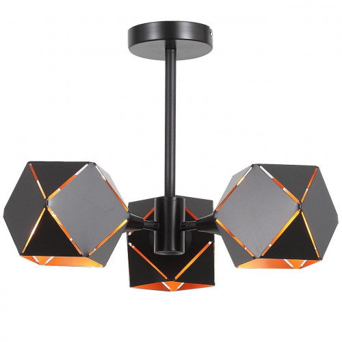 потолочная люстра st luce enigma sl258.402.03 черная в Нижнекамске