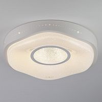 потолочный светодиодный светильник eurosvet shine 40011/1 led белый в Нижнекамске