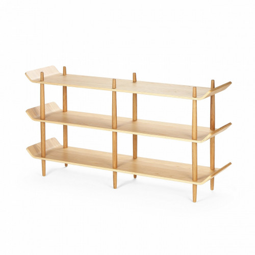 стеллаж bentwood двойной светло-коричневый в Нижнекамске
