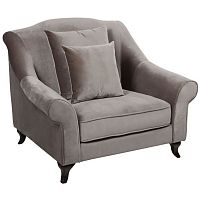 кресло prime minister velvet pale brown серое в Нижнекамске