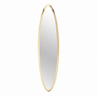 зеркало золотое овальное в узкой раме gold oval в Нижнекамске