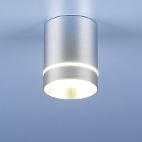 потолочный светодиодный светильник elektrostandard dlr021 9w 4200k хром матовый 4690389102943 в Нижнекамске