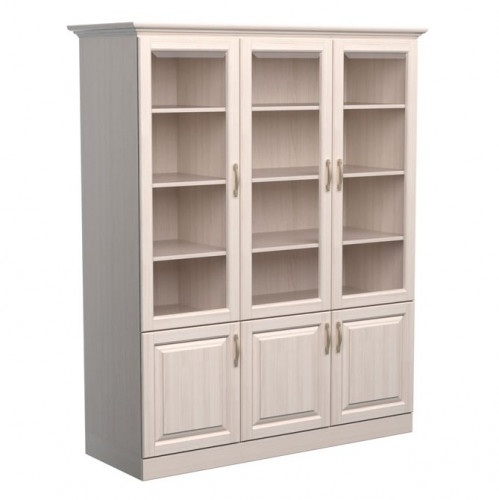 шкаф библиотека эдем 3-х створчатая белая в Нижнекамске