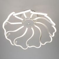 потолочный светодиодный светильник eurosvet begonia 90095/10 белый в Нижнекамске
