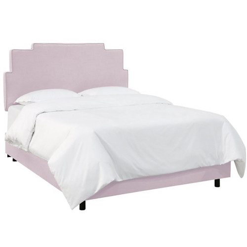кровать двуспальная 180х200 розовая paxton lilac linen в Нижнекамске