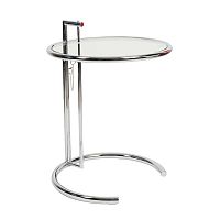 стол журнальный eileen gray style cocktail table e-1027 прозрачный в Нижнекамске