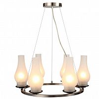 подвесная люстра arte lamp lombardy a6801sp-6br белая в Нижнекамске