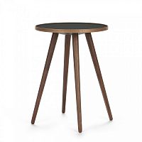 стол кофейный sputnik высота 55 black and brown коричневы в Нижнекамске
