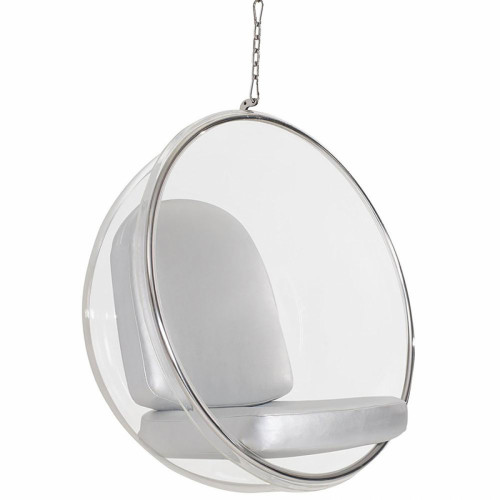 кресло eero aarnio style bubble chair серое в Нижнекамске